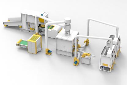 HJ-500 fiber-svamp blandings- og fyllingslinje