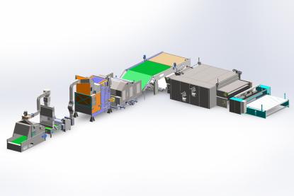 HJ-Polyester Watting-produksjonslinje